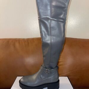 Guess Frazer Over the Knee Boots Medium Gray Women’s Sz 7